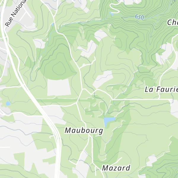 Map of Gîte L'Atelier du Peintre
