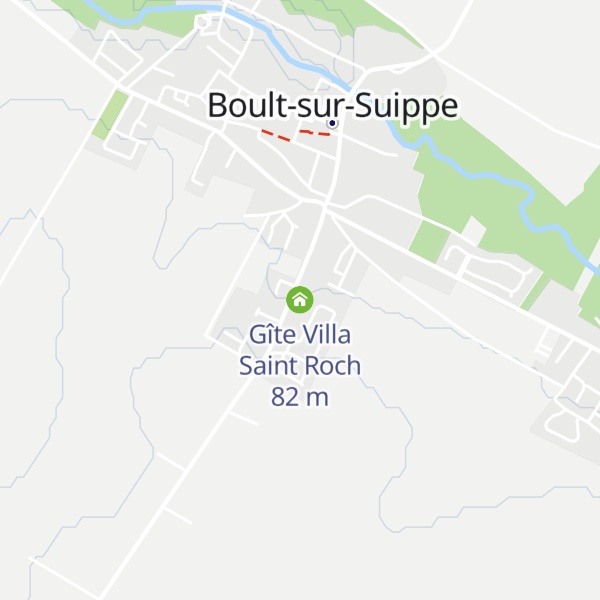 Map of Gîte Villa Saint Roch