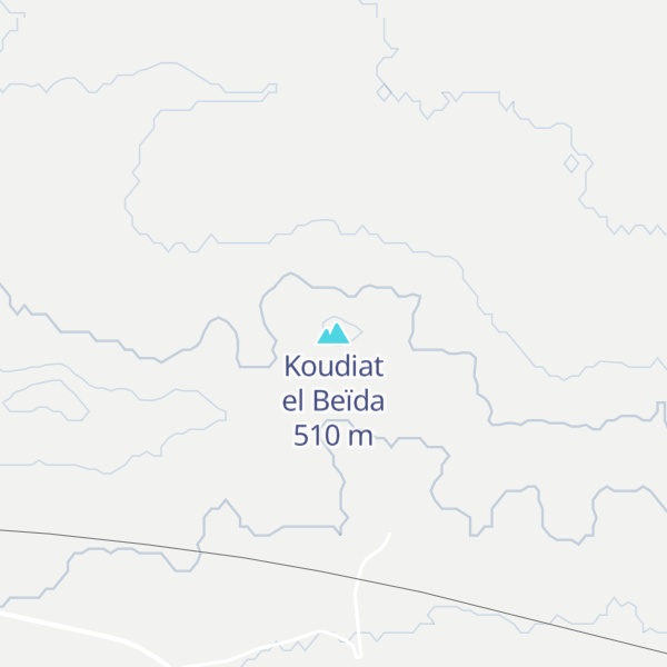 Map of Koudiat el Beïda