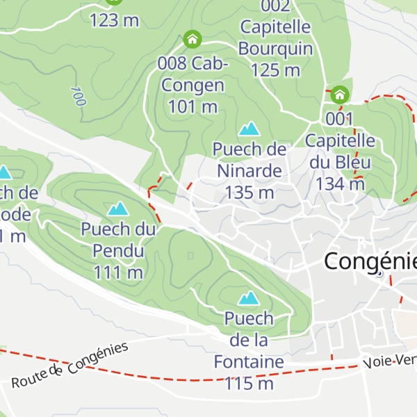 Map of Capitelle Saint-André