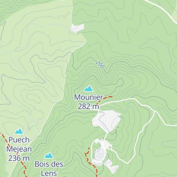 Map of Mounier