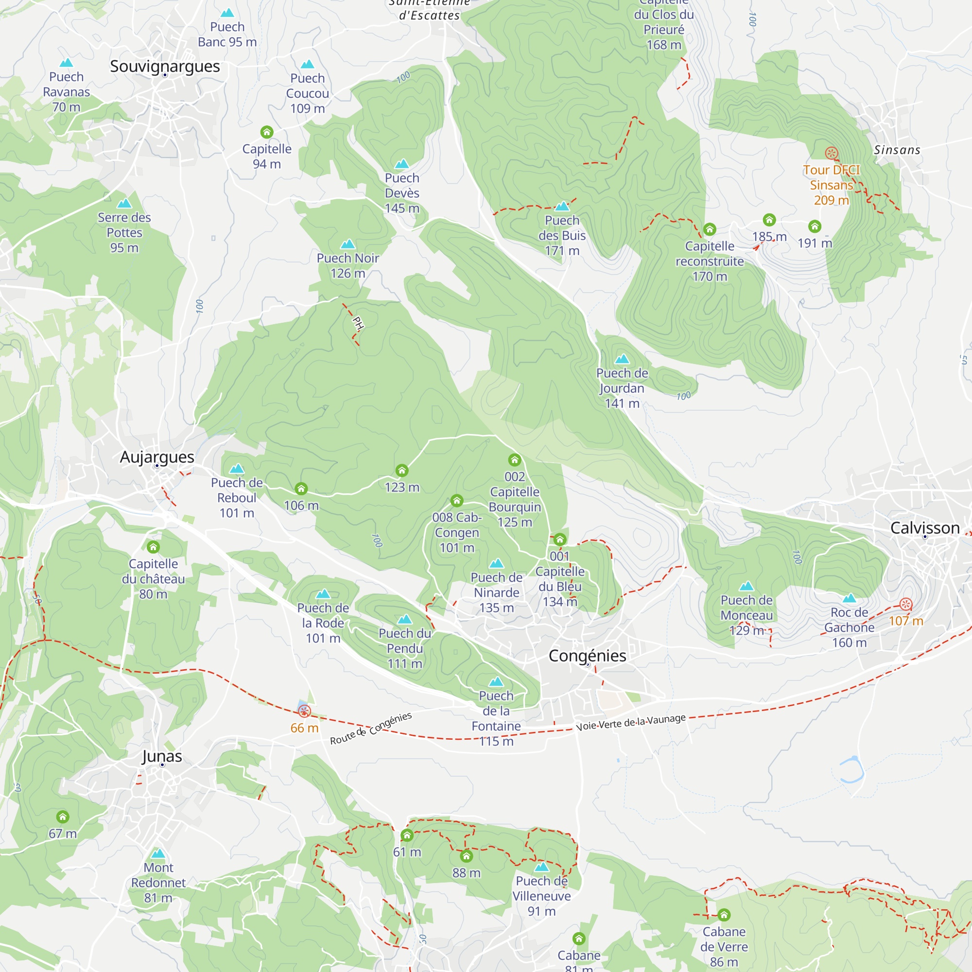 007 Cab-Congen map
