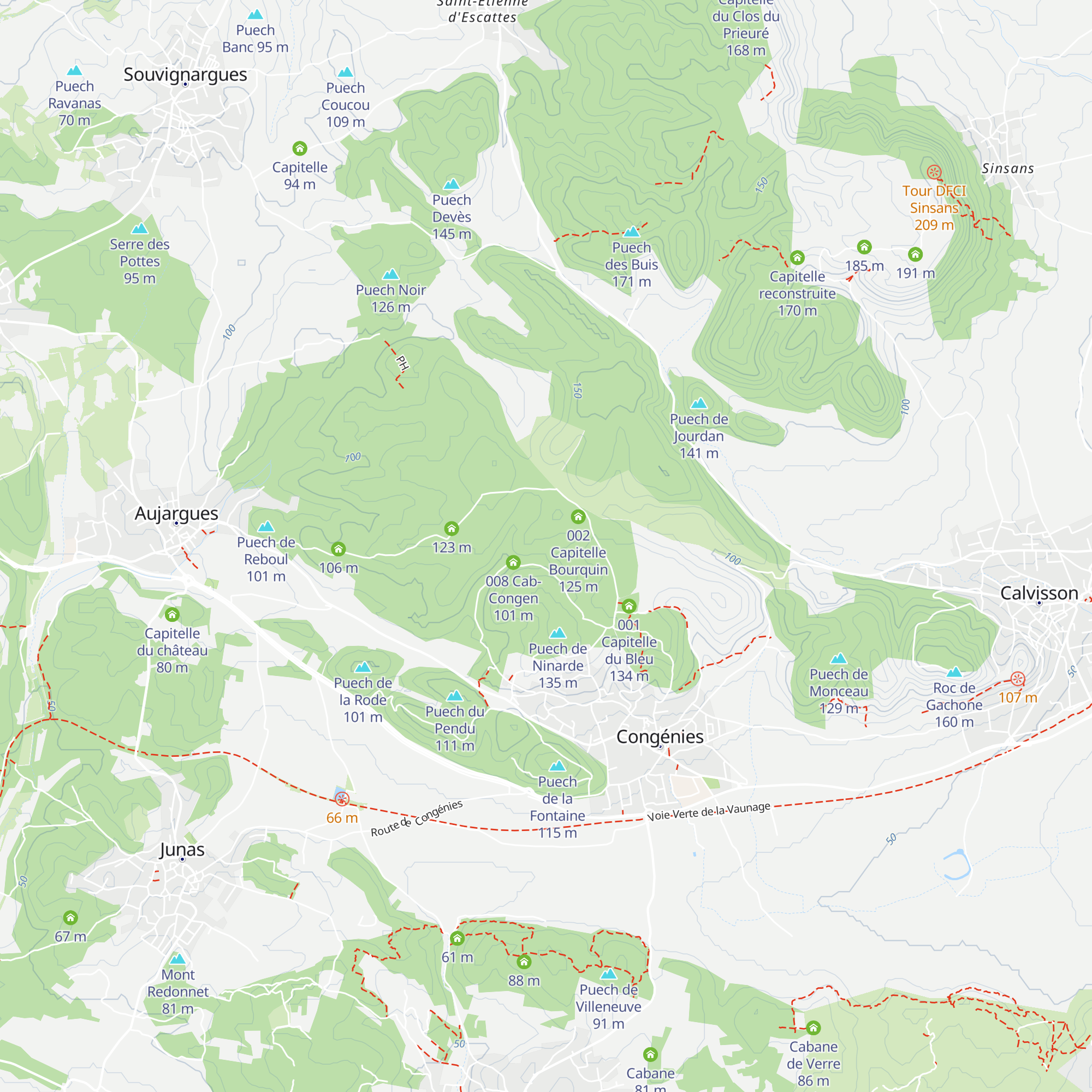 007 Cab-Congen map