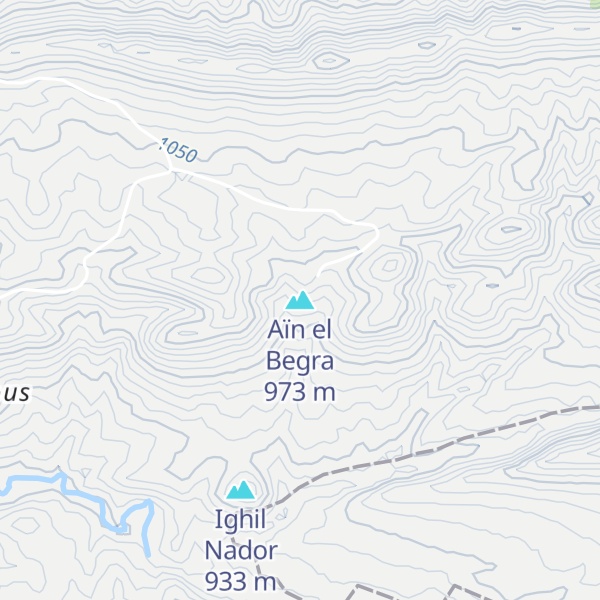 Map of Aïn el Begra