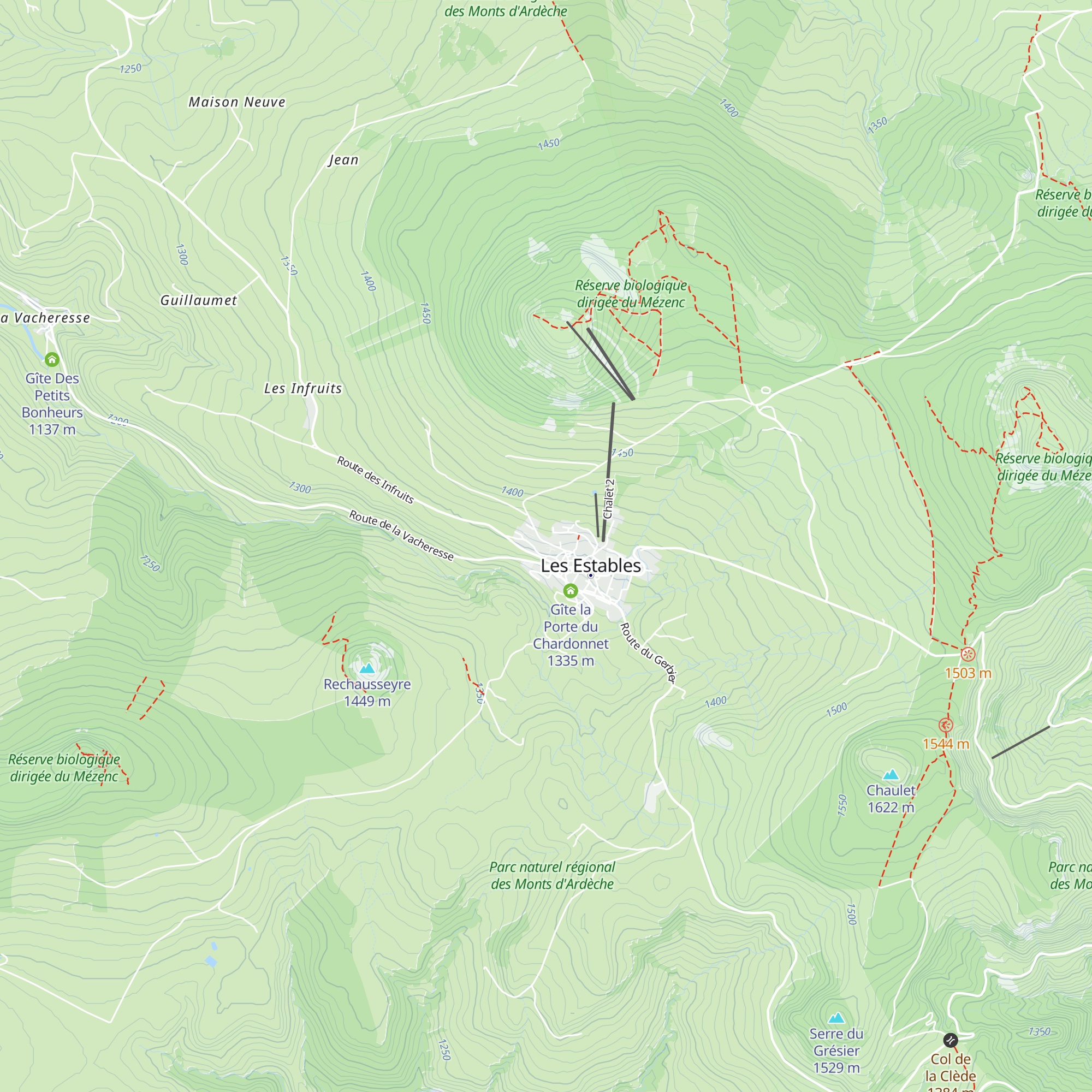 Gîte Belle Vue map