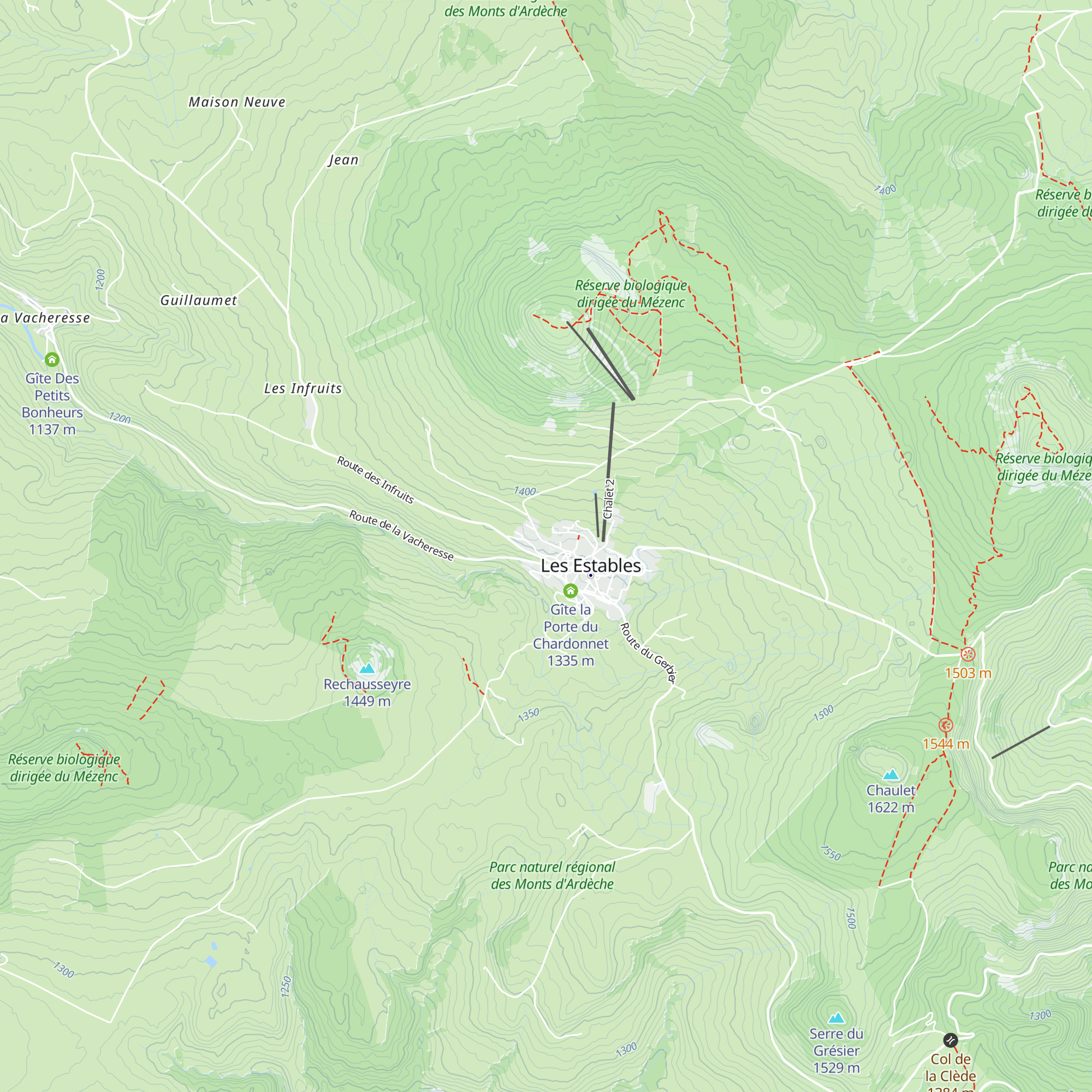 Gîte Belle Vue map