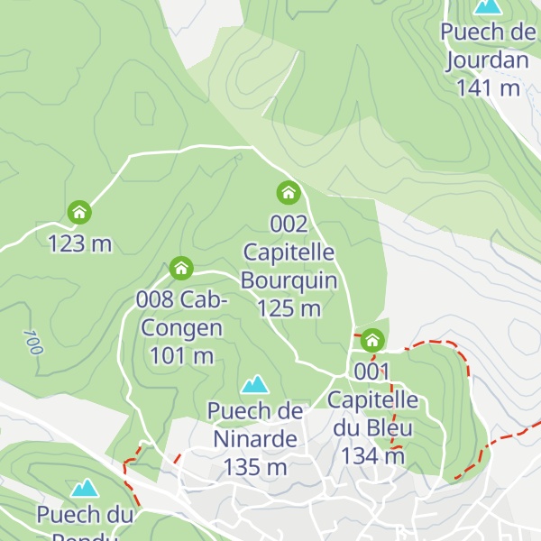 Map of 005 Capitelle La pyramide
