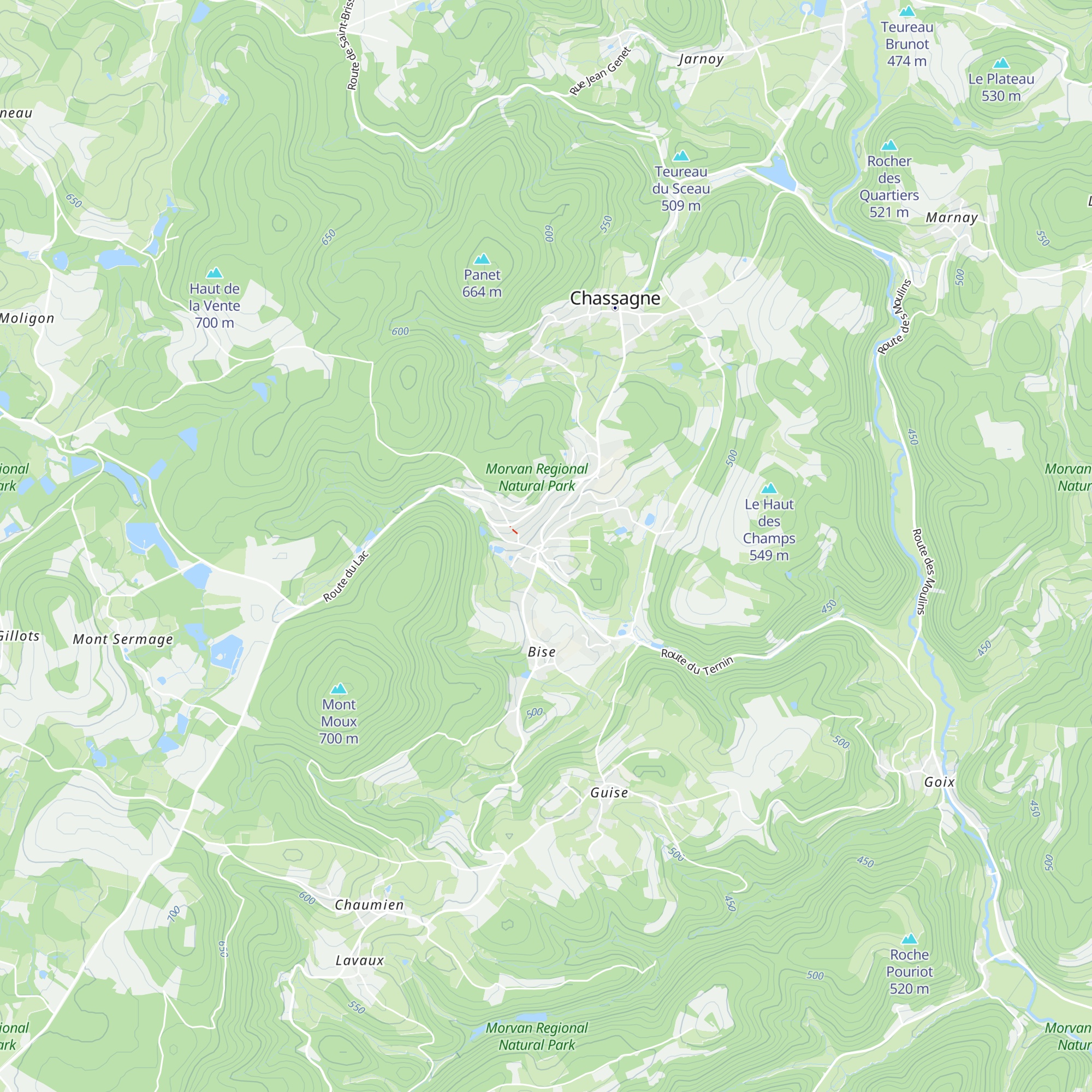 Gîte de la Poste map