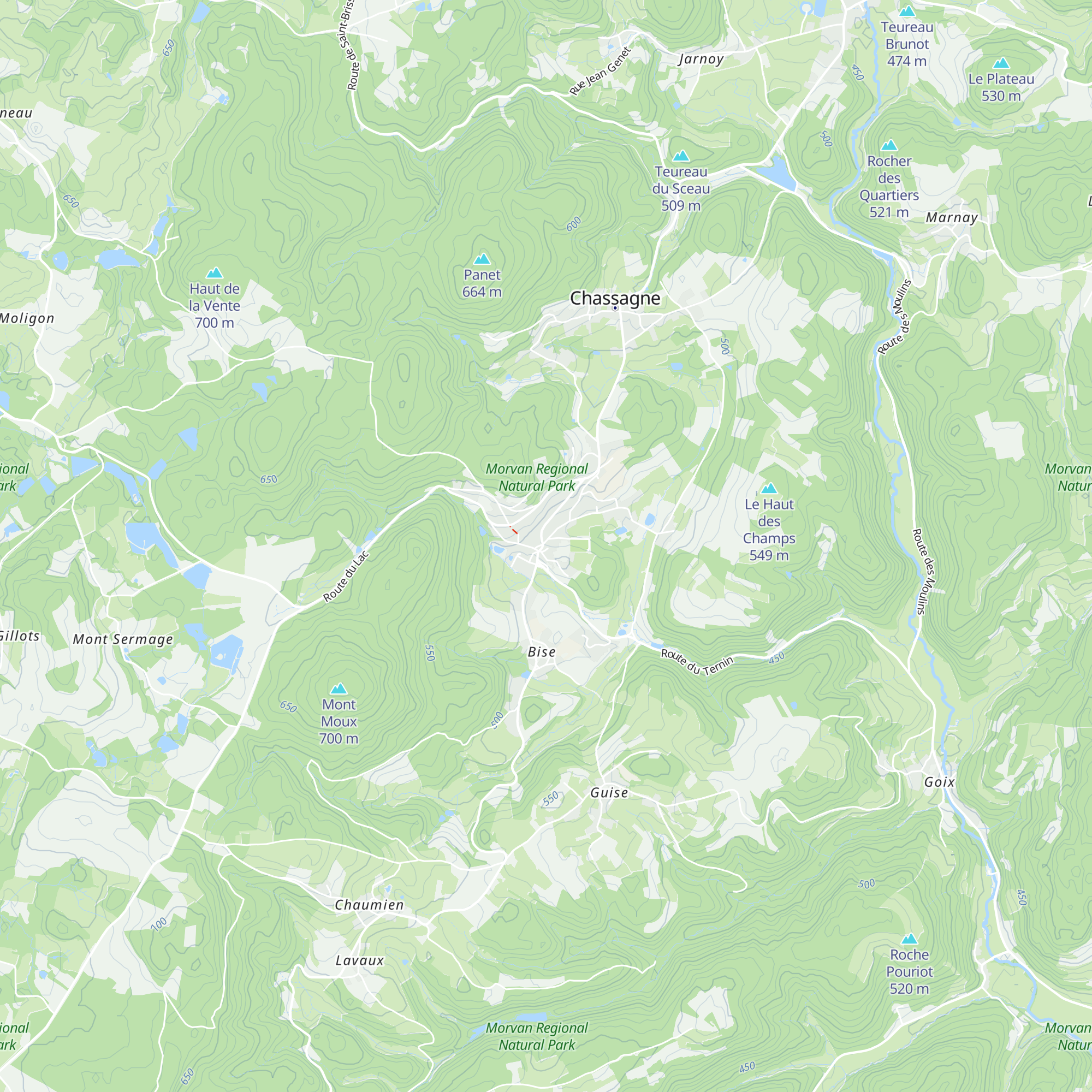 Gîte de la Poste map