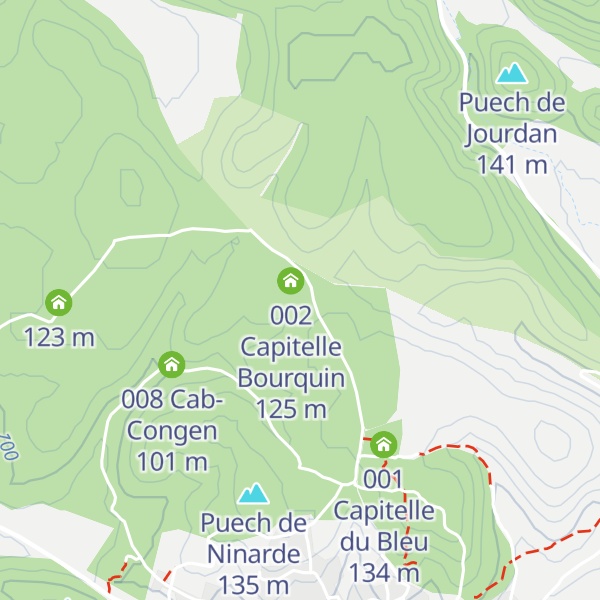 Map of 004 Capitelle La Tombe