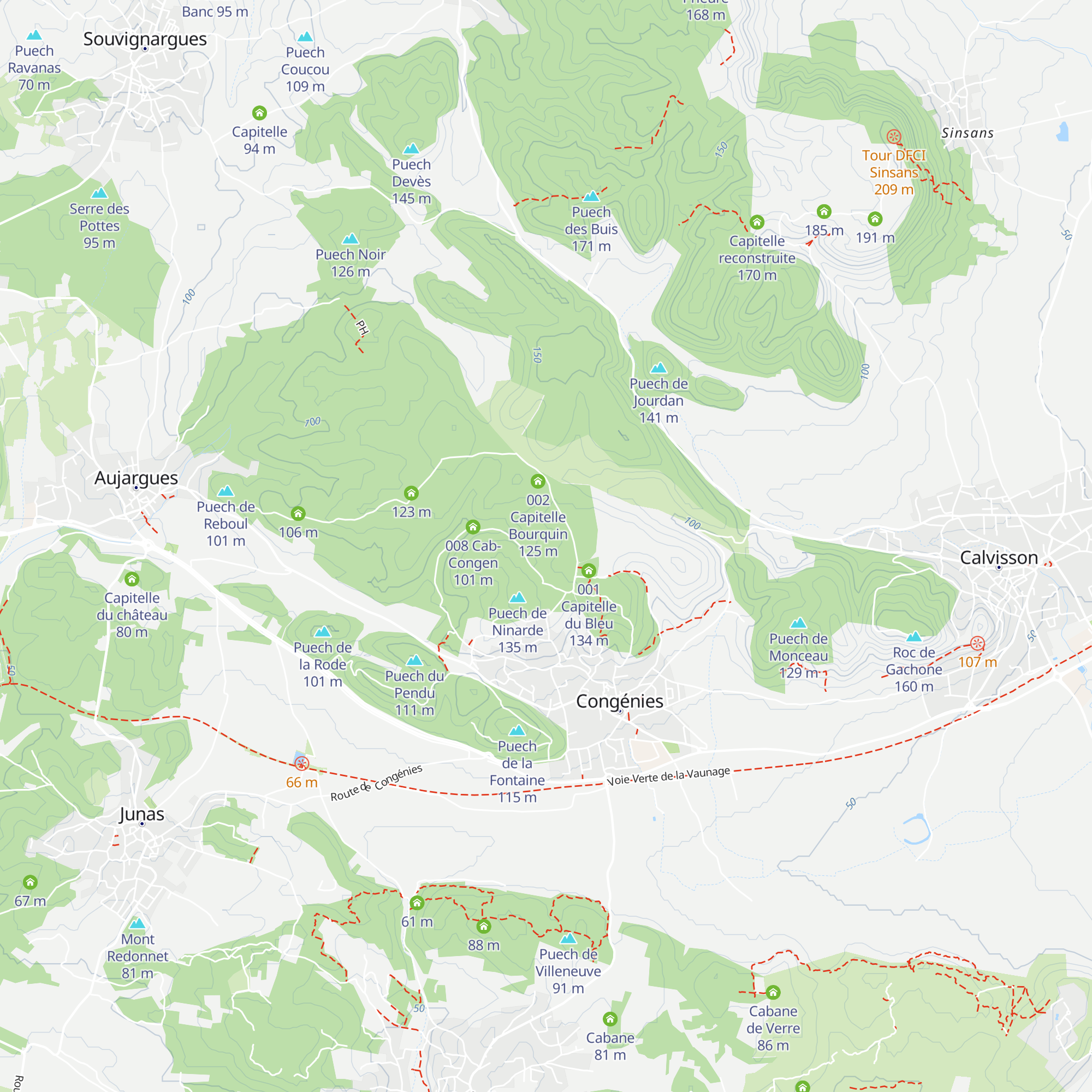 006 Capitelle Les Belges map