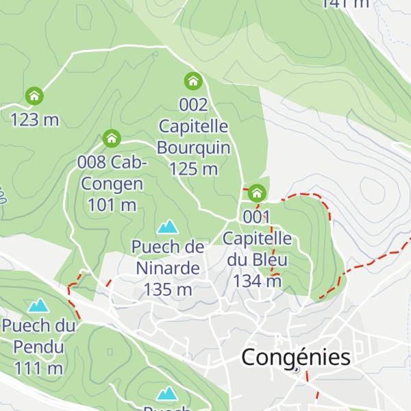 Map of 010 Capitelle de l'Accoucheur