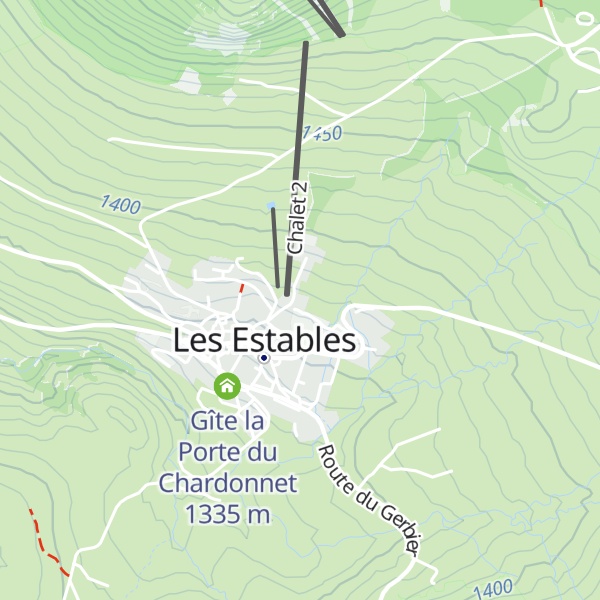 Map of Gîte du Mézenc