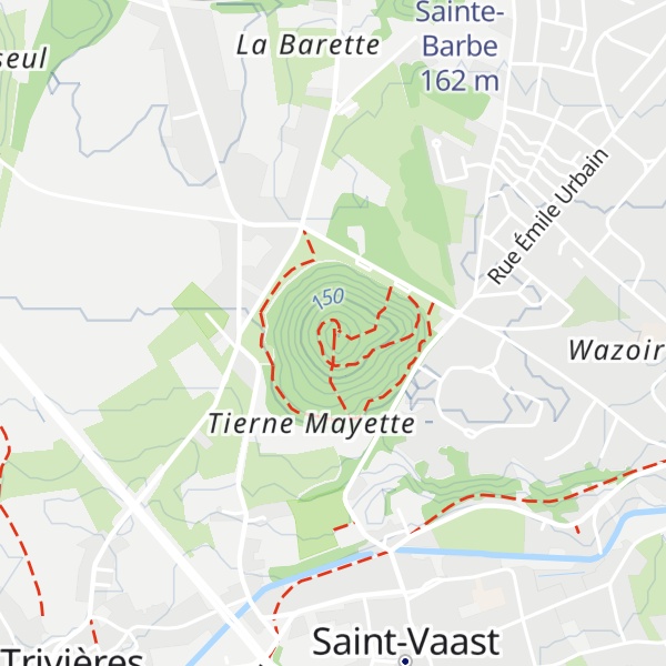 Map of Terril Albert 1er