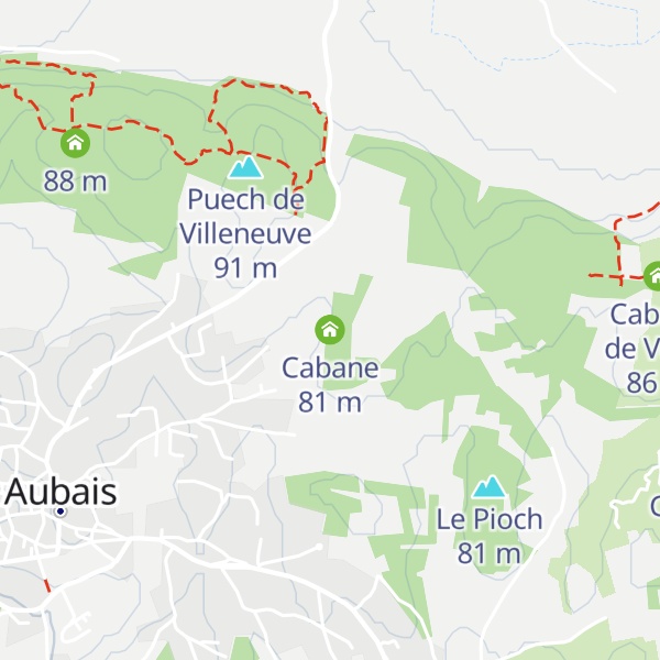 Map of Cabane