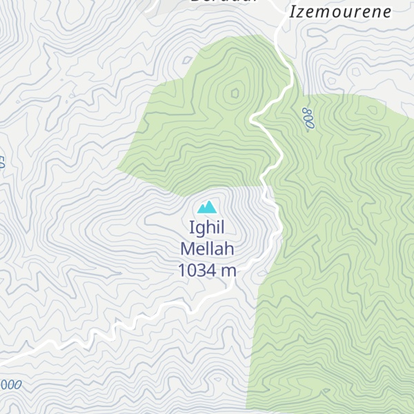 Map of Ighil Mellah