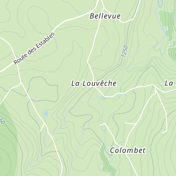 Map of Gîte La Louvêche
