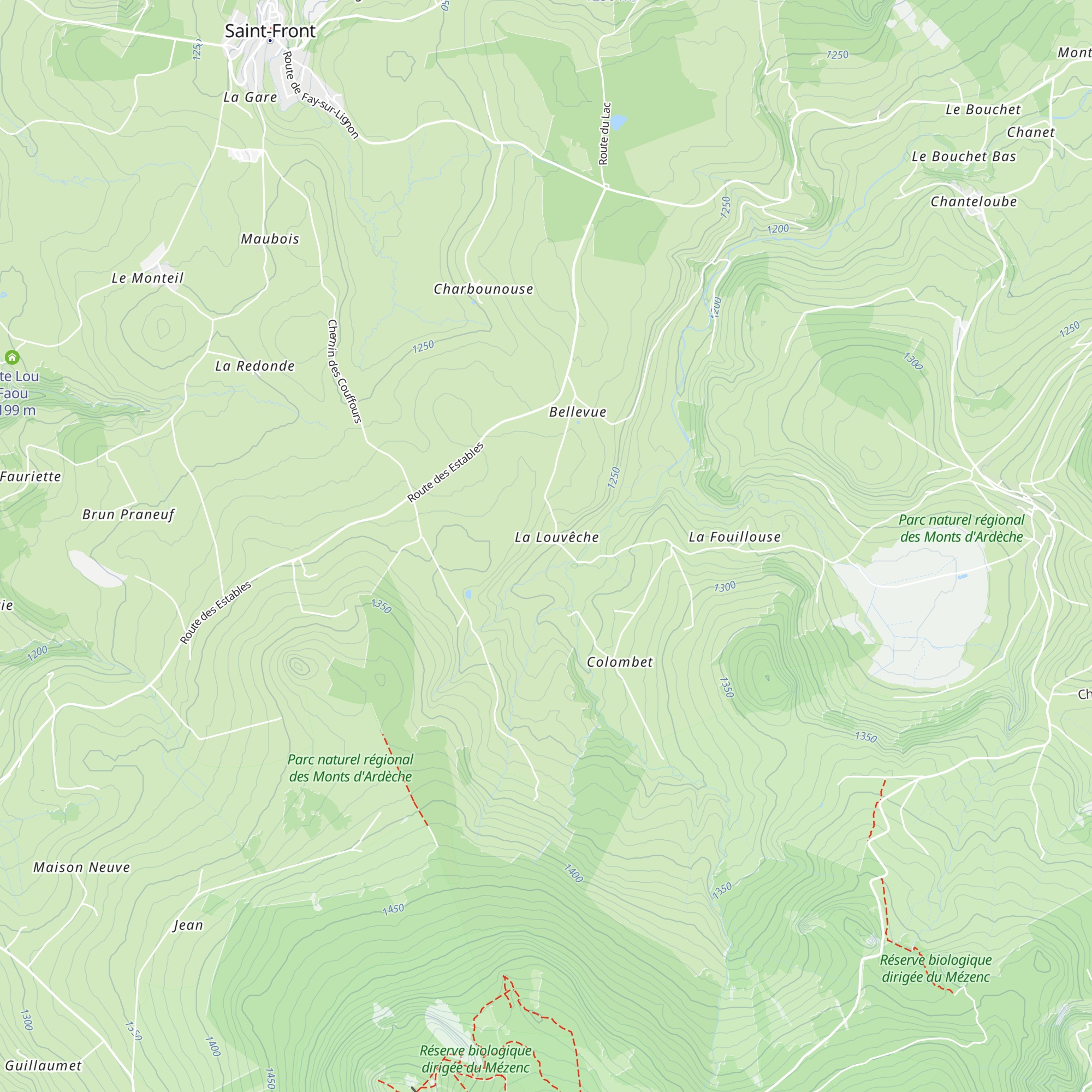 Gîte La Louvêche map
