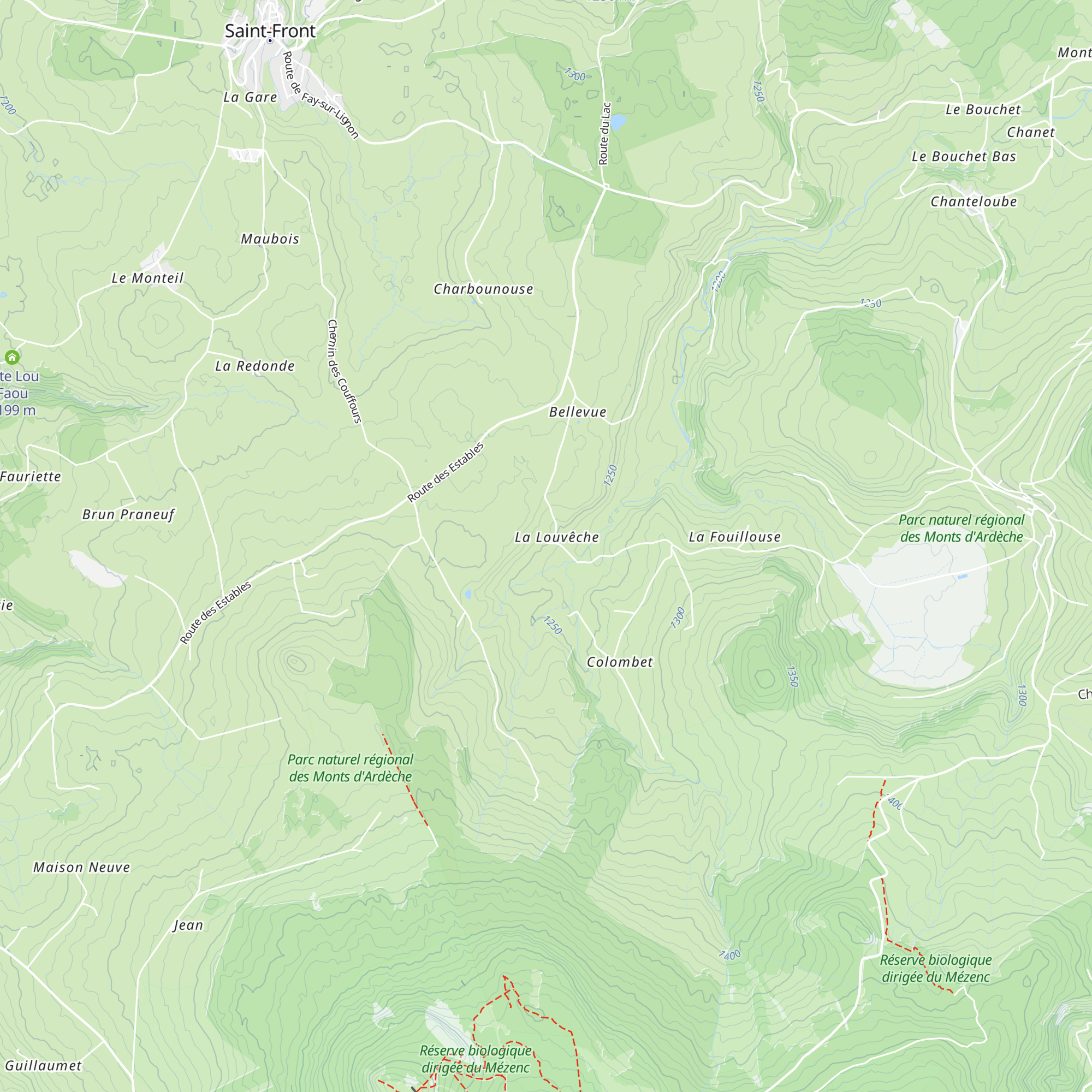 Gîte La Louvêche map