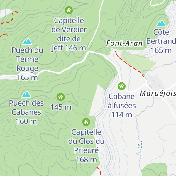 Map of Capitelle de Pascal