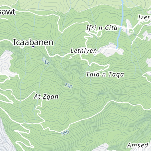 Map of Azṛu n At Abdlaziz