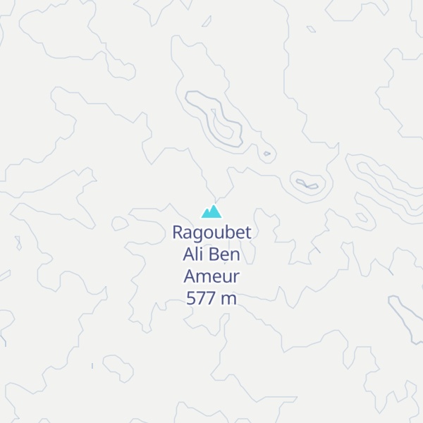 Map of Ragoubet Ali Ben Ameur