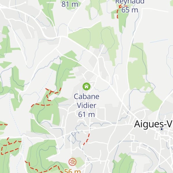 Map of Cabane Vidier