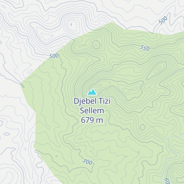 Map of Djebel Tizi Sellem