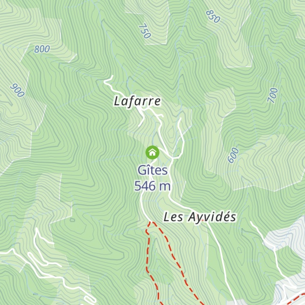 Map of Gîtes