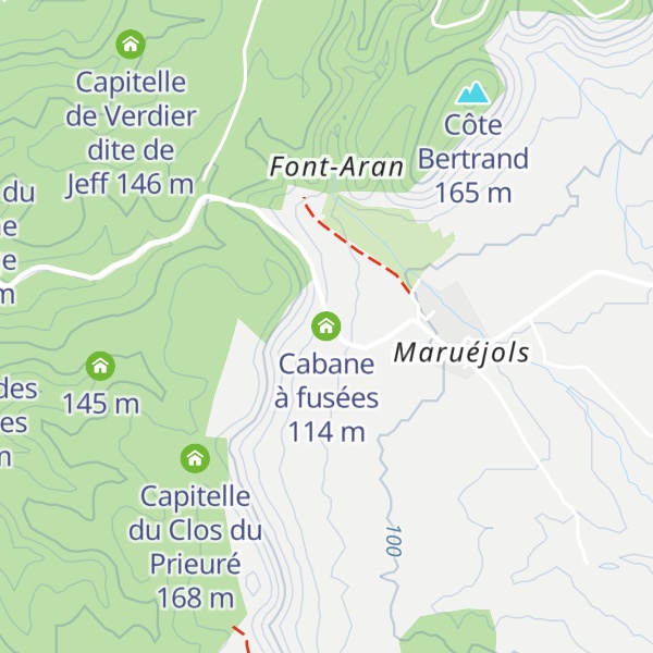 Map of Cabane à fusées