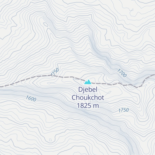 Map of Kef Agnane