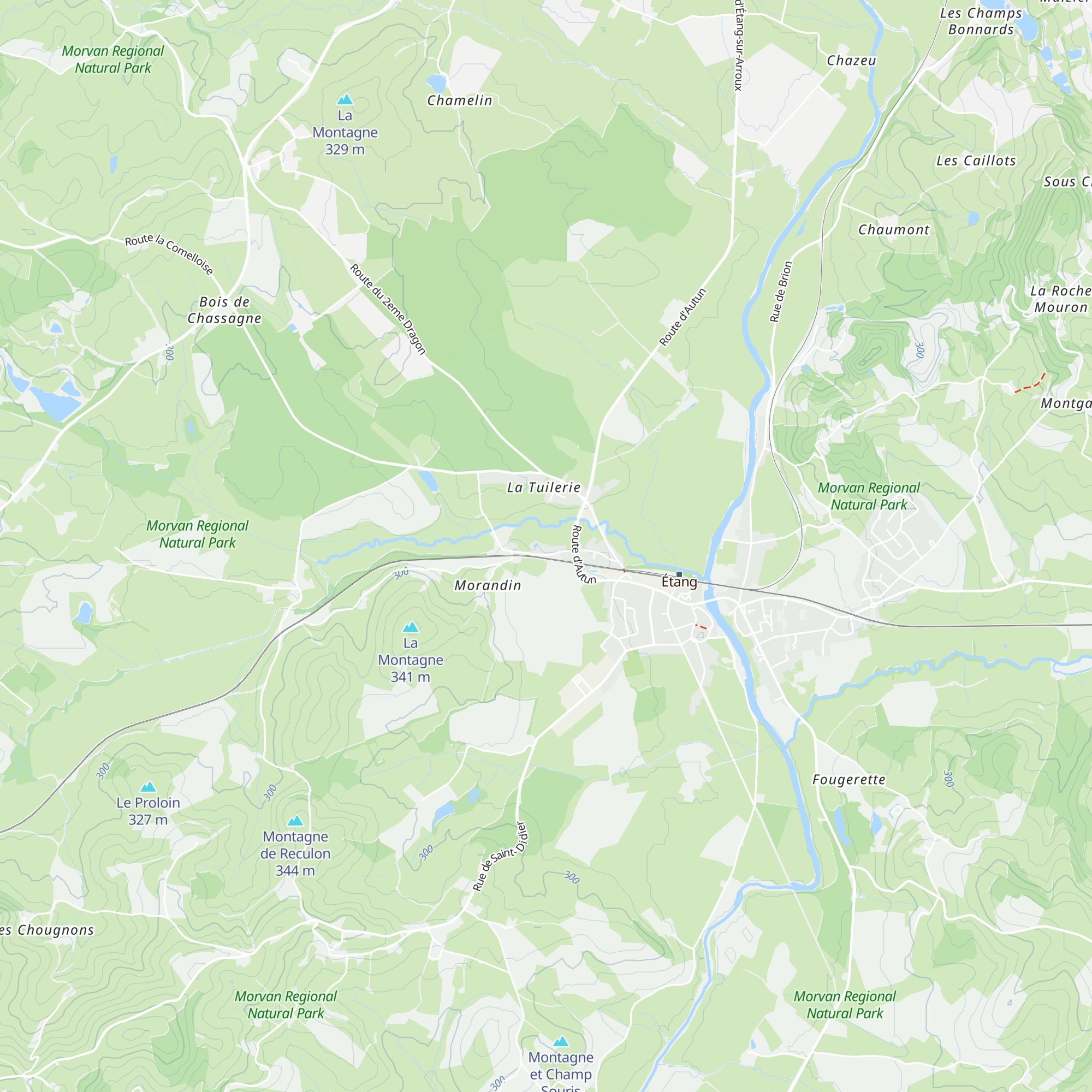 Gîtes de france map