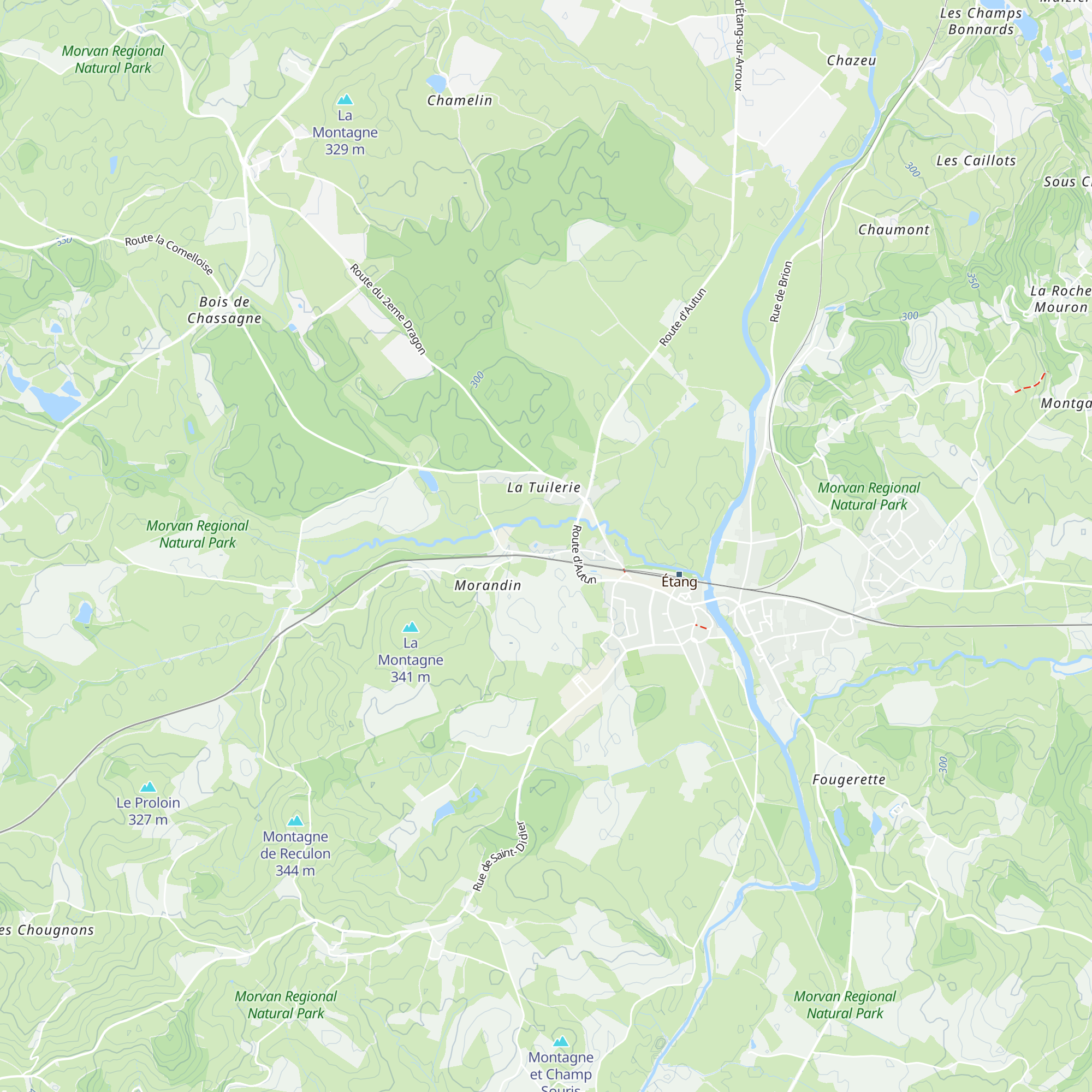 Gîtes de france map