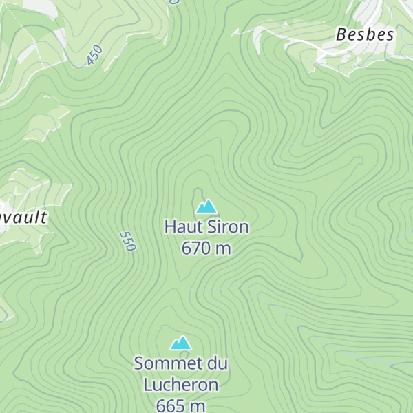 Map of Haut Siron