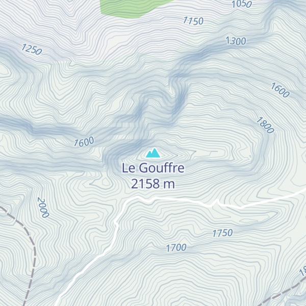 Map of Le Gouffre