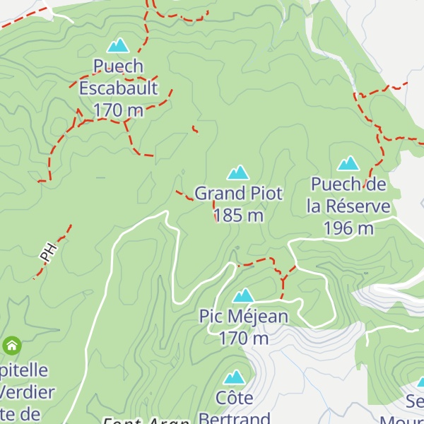 Map of Capitelle du Carreau de Cyri