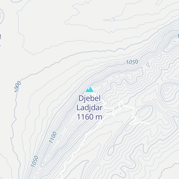 Map of Djebel Ladjdar