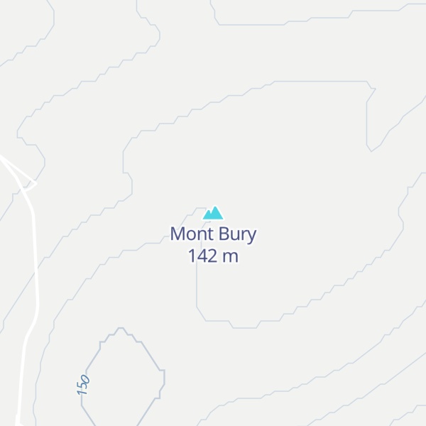 Map of Mont Bury