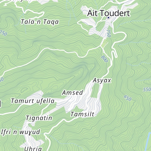 Map of Azṛu n Busmal