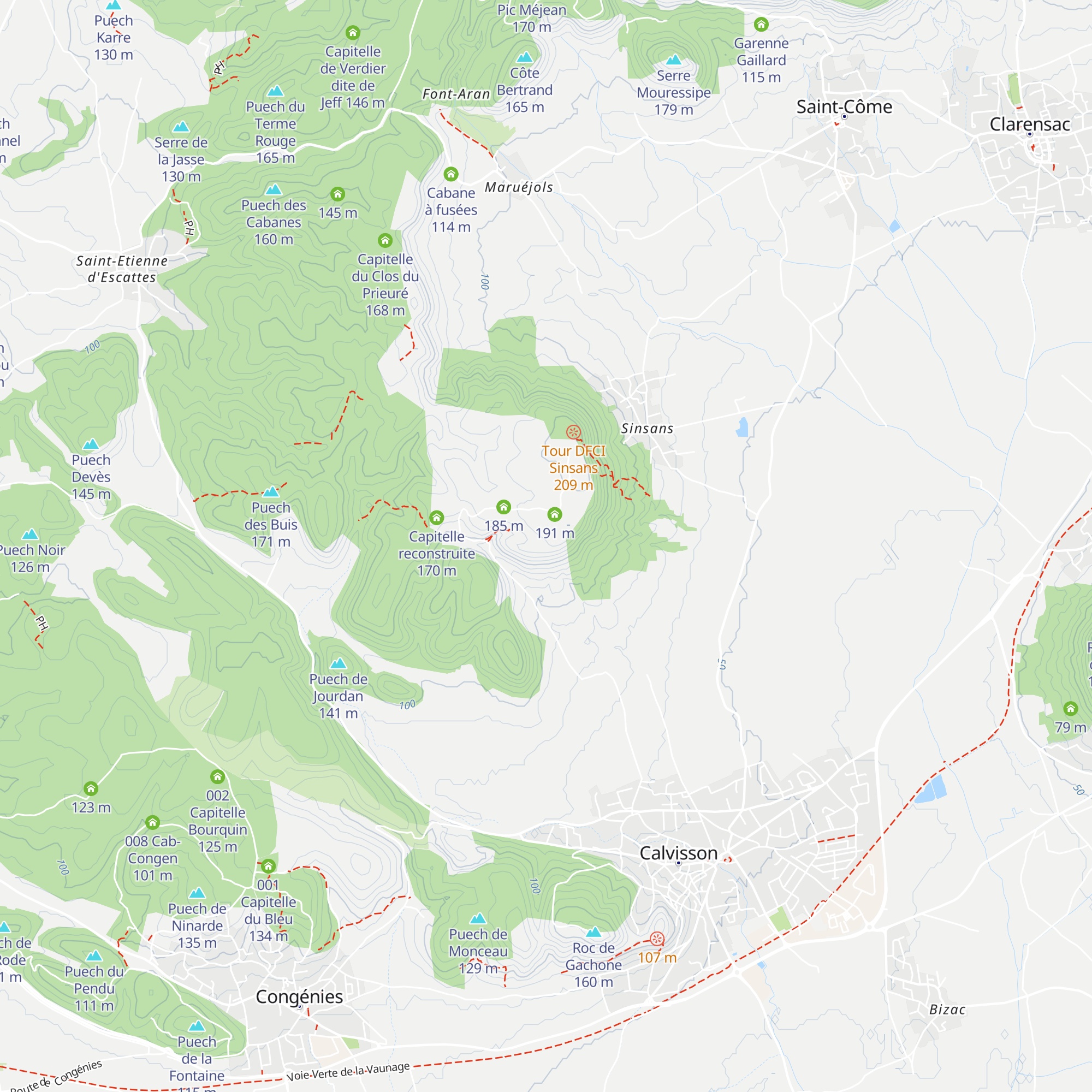 Polida vista map