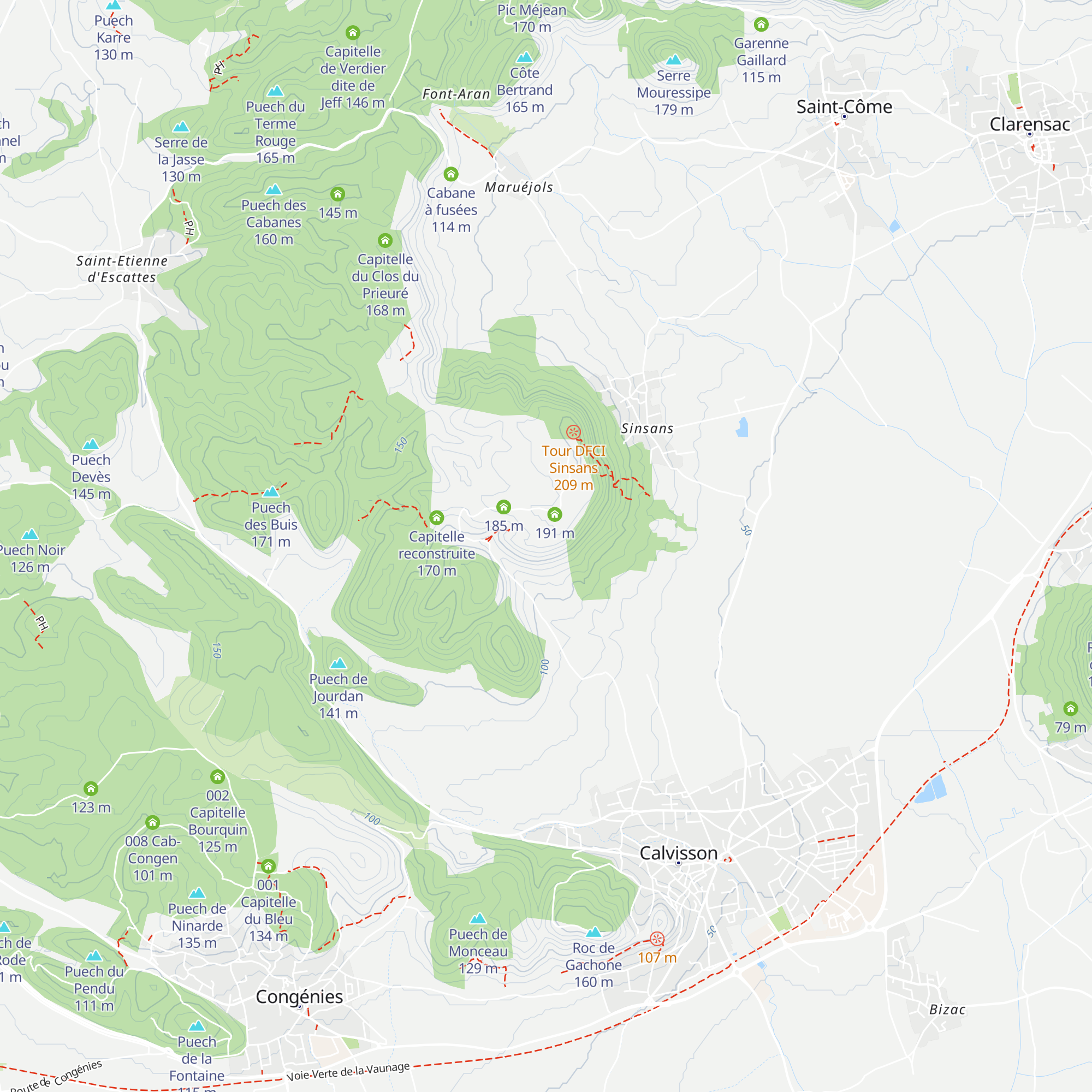Polida vista map