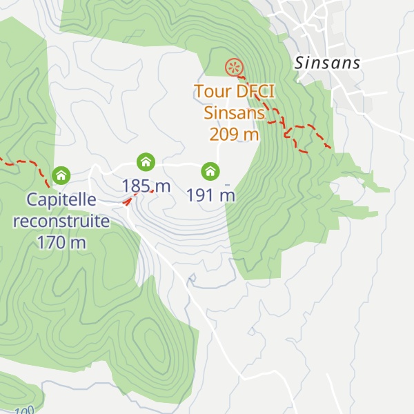 Map of Lou pastre