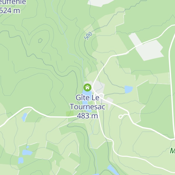 Map of Gîte Le Tournesac