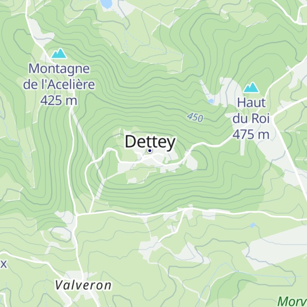 Map of Dettey