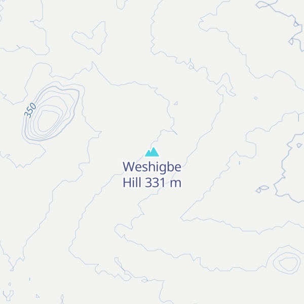 Map of Weshigbe Hill