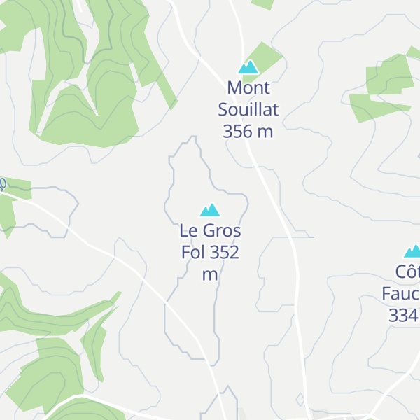 Map of Le Gros Fol
