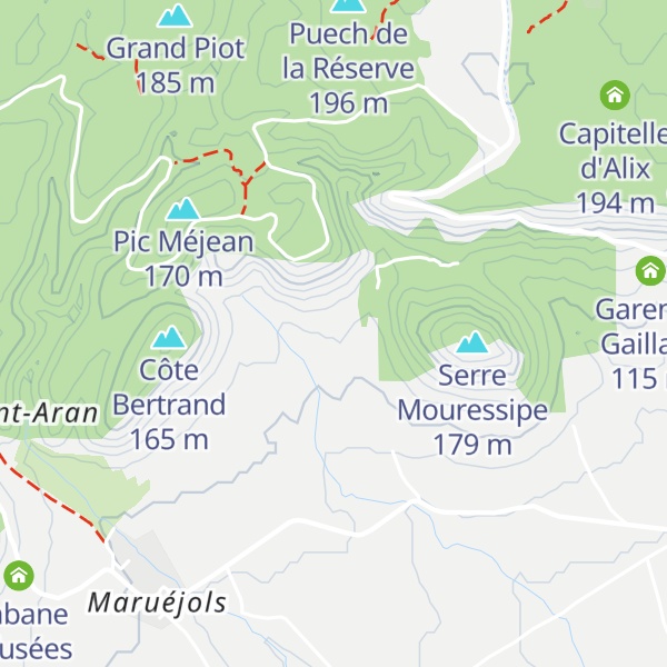 Map of Mazet du Ruisseau de Carlon