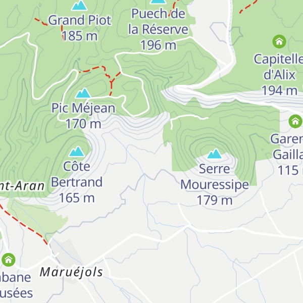 Map of Mazet de Bouet