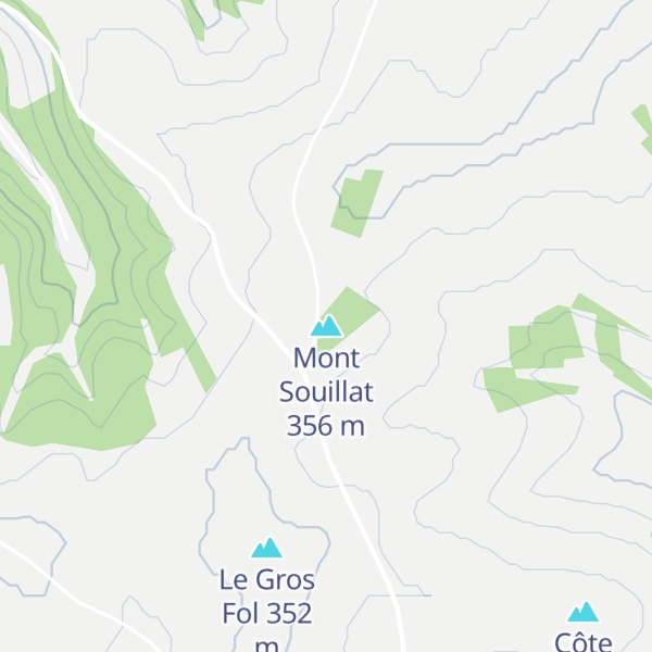 Map of Mont Souillat