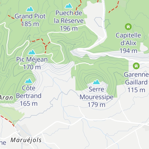 Map of Cabane de Canonge